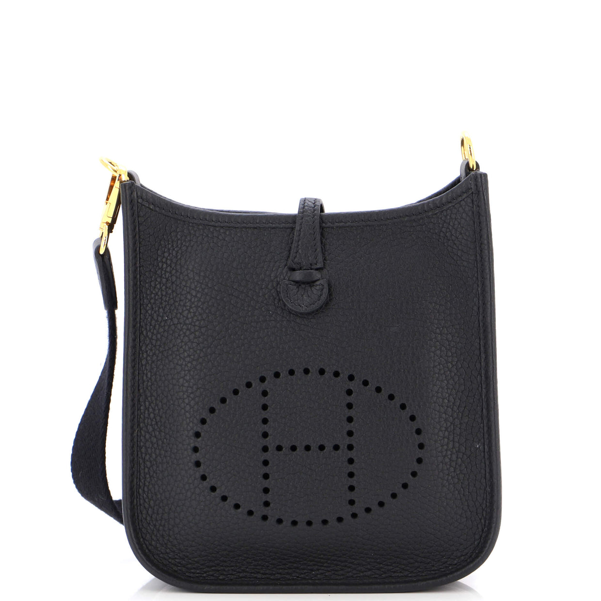 Hermes Evelyne Bag Gen III Clemence TPM Black 2194302