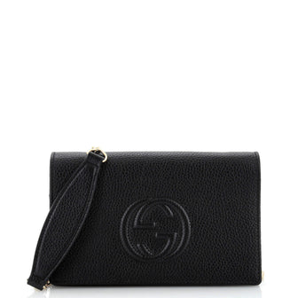 Gucci Soho Wallet on Chain (Outlet) Leather