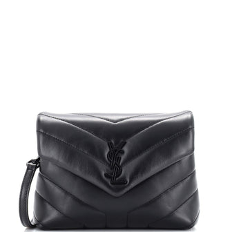 Saint Laurent Loulou Shoulder Bag Matelasse Chevron Leather Toy