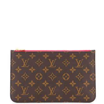 Louis Vuitton Neverfull Pochette Monogram Canvas Large