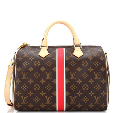 Louis Vuitton Speedy Bandouliere Bag My LV Heritage Monogram Canvas 30