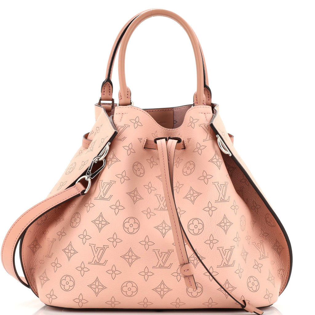 Louis Vuitton Girolata Handbag Mahina Leather Pink