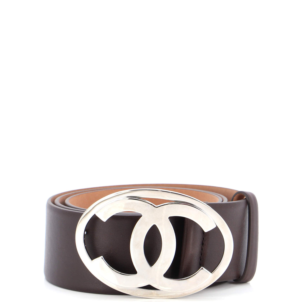Chanel Oval CC Belt Calfskin Wide 95 219530