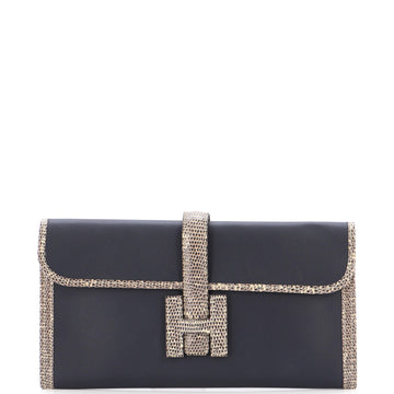 Hermes Jige Elan Clutch Swift with Lizard 29