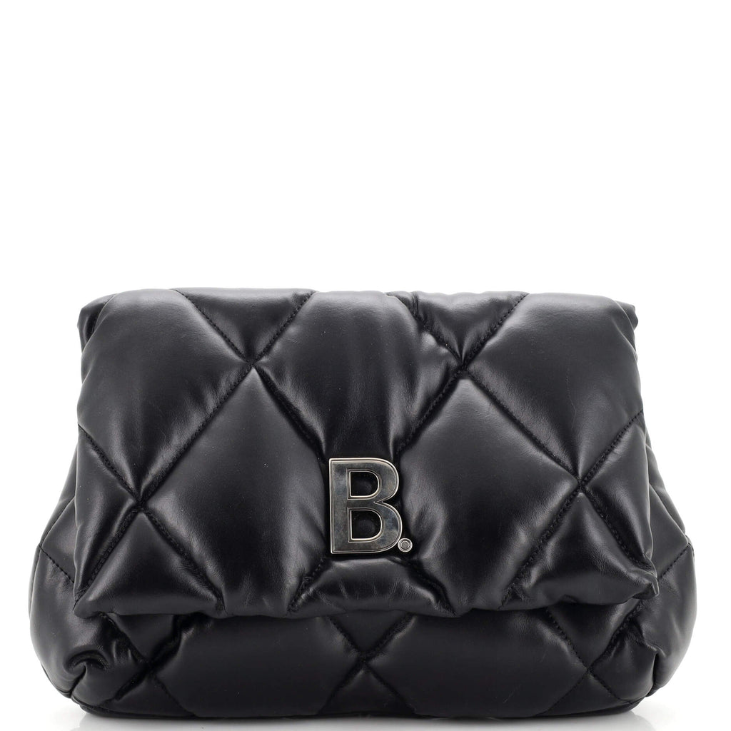 Balenciaga Touch Quilted Leather Medium Black 2195631