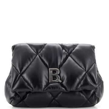 Balenciaga Touch Clutch Quilted Leather Medium