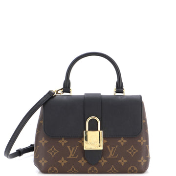 Louis Vuitton Locky Handbag Monogram Canvas with Leather BB