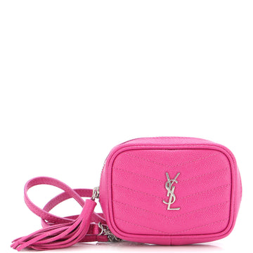 Saint Laurent Lou Camera Bag Matelasse Chevron Leather Baby