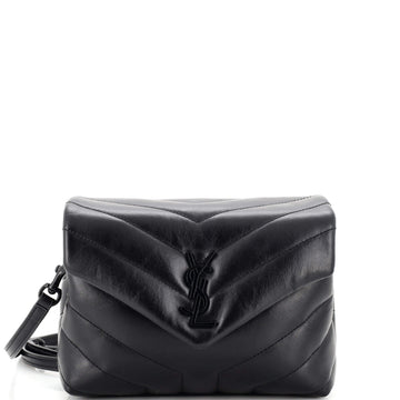 Saint Laurent Loulou Shoulder Bag Matelasse Chevron Leather Toy