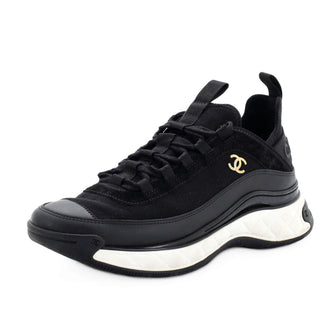 Chanel Interlocking CC Logo Neoprene Sneakers - ShopStyle