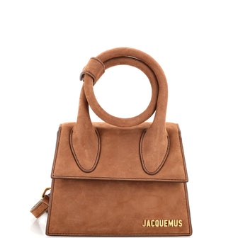 Jacquemus Le Chiquito Noeud Bag Suede