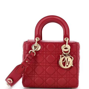 Christian Dior My Lady Dior Bag Cannage Quilt Lambskin