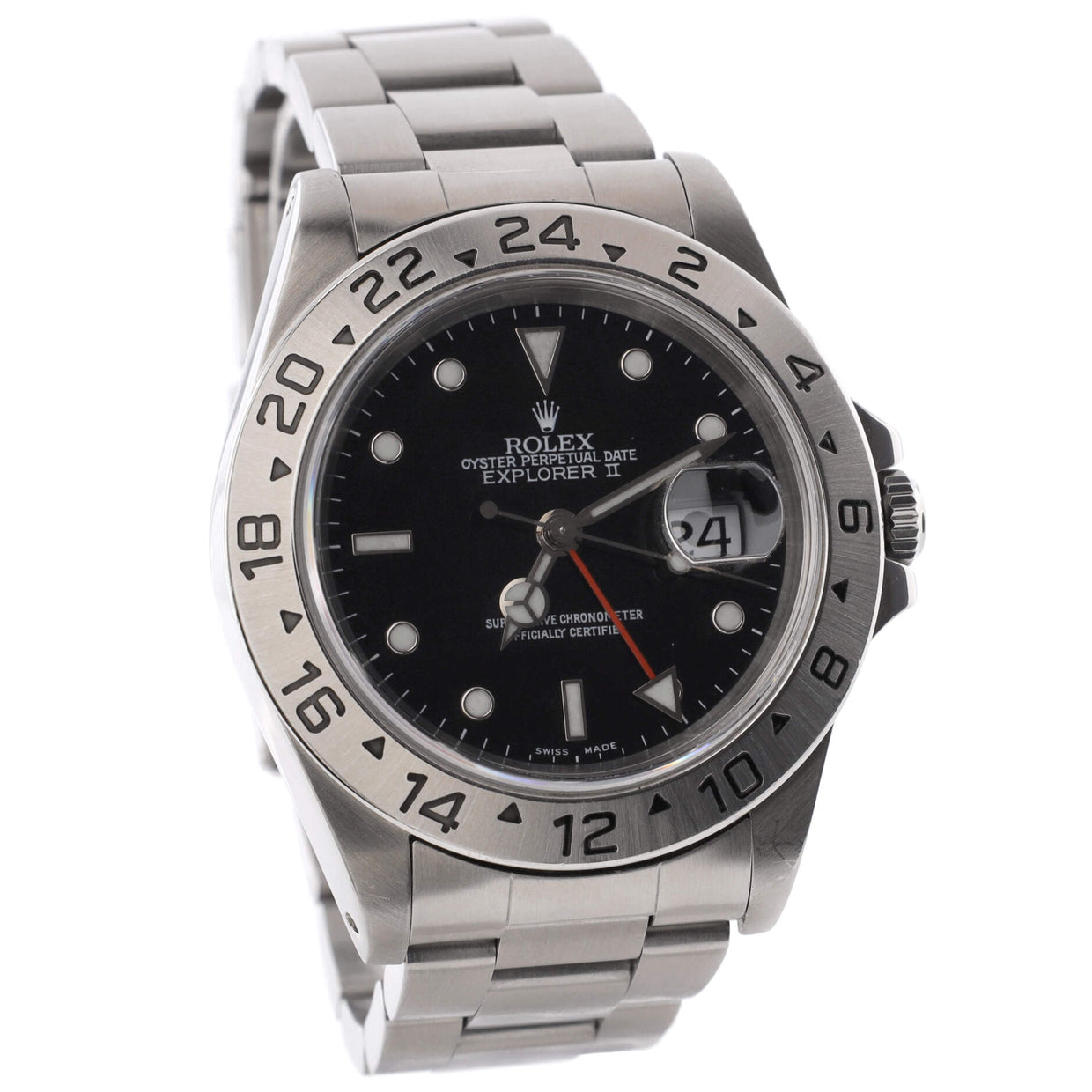 Rolex Oyster Perpetual Explorer II Automatic Watch Stainless Steel 40