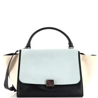 Celine Tricolor Trapeze Bag Leather Medium