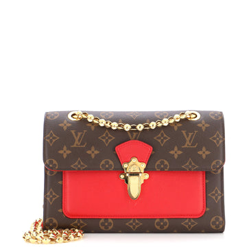 Louis Vuitton Victoire Handbag Monogram Canvas and Leather