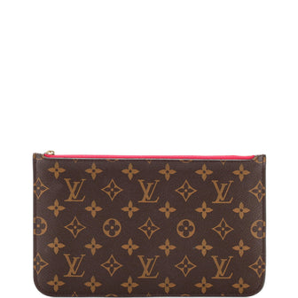 Louis Vuitton Neverfull Pochette Monogram Canvas Large