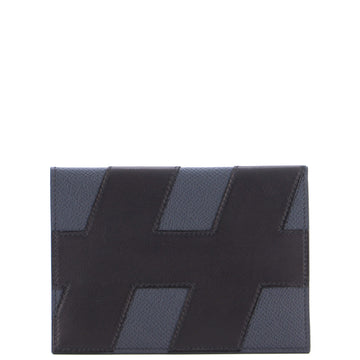 Hermes H-Tag Passport Holder Leather