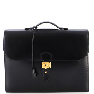 Hermes Sac a Depeches Bag Box Calf 38
