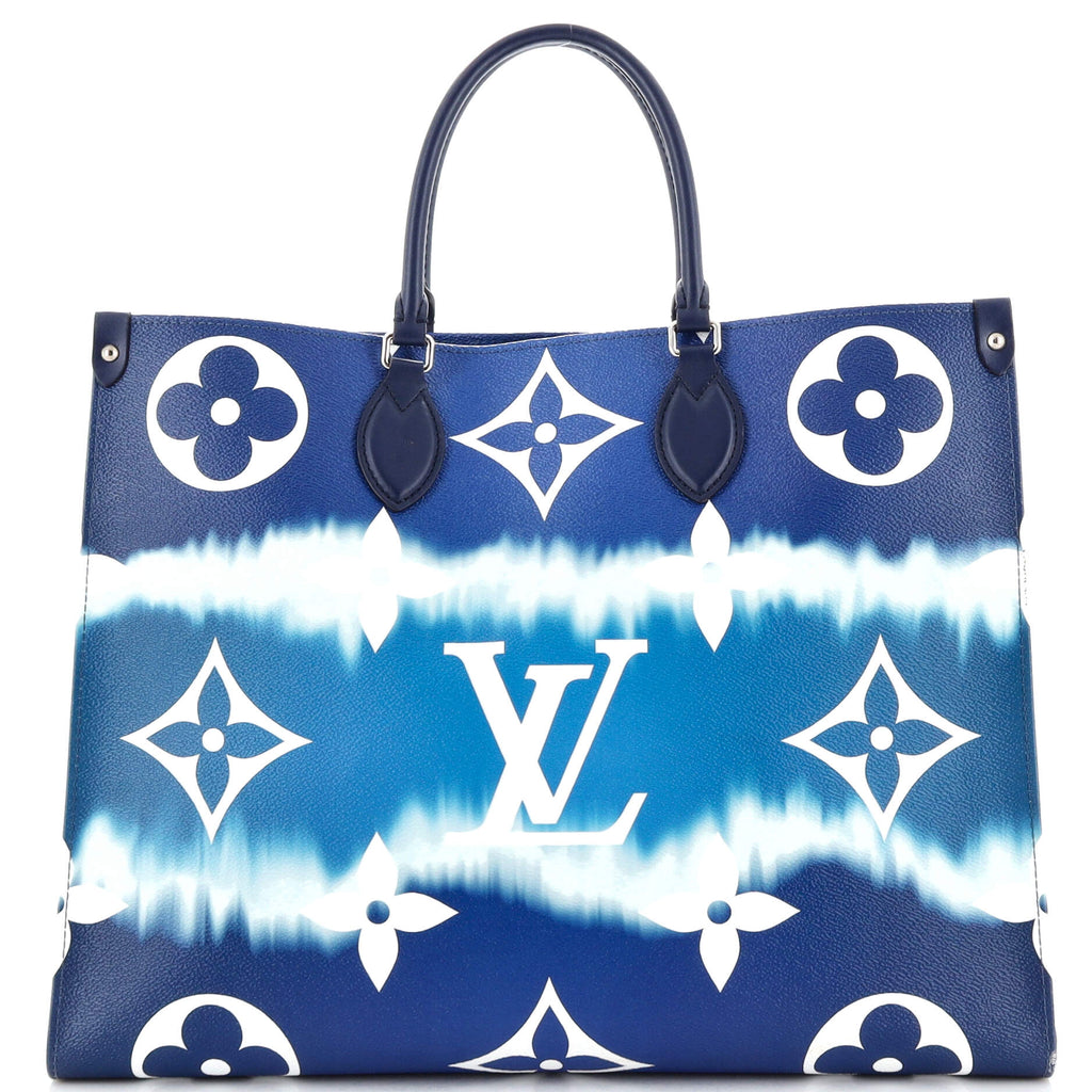 Louis Vuitton OnTheGo Tote Limited Edition Escale Monogram Giant GM Blue  219718203