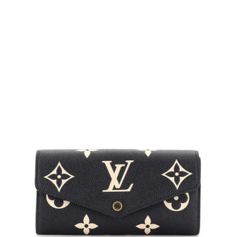Louis Vuitton Sarah Wallet NM Bicolor Monogram Empreinte Giant
