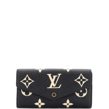 Louis Vuitton Sarah Wallet NM Bicolor Monogram Empreinte Giant