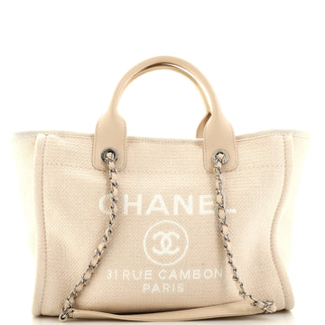 Chanel Deauville NM Tote Mixed Fibers Small