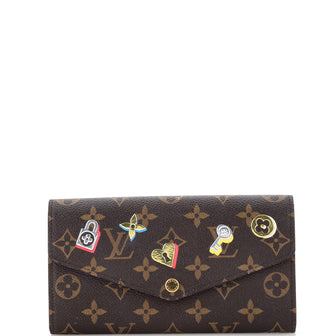 Louis Vuitton Sarah Wallet NM Limited Edition Love Lock Monogram Canvas