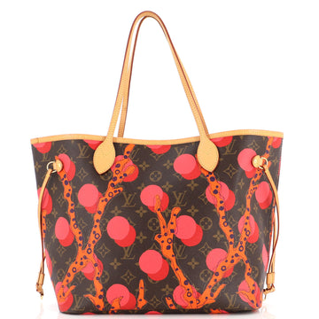 Louis Vuitton Neverfull Tote Limited Edition Kusama Waves Monogram Canvas MM