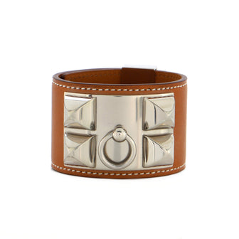 Hermes Collier de Chien Bracelet Leather