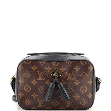Louis Vuitton Saintonge Handbag Monogram Canvas with Leather