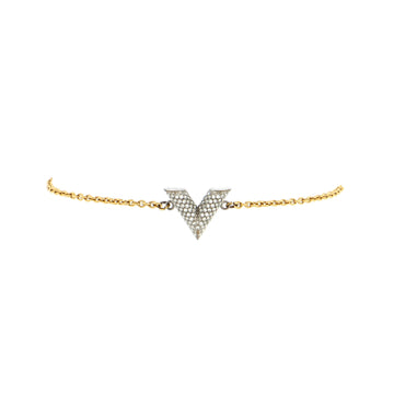 Louis Vuitton Essential V Bracelet Crystal Embellished Metal