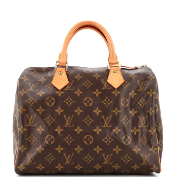 Louis Vuitton Speedy Handbag Monogram Canvas 30