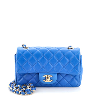 Chanel Classic Single Flap Bag Quilted Lambskin Mini
