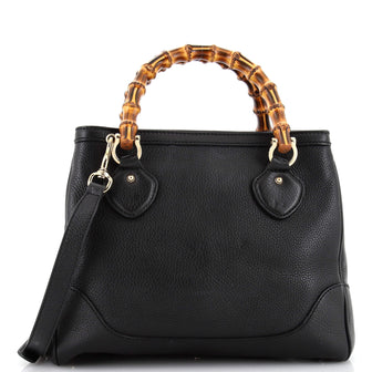 Gucci Diana Bamboo Top Handle Tote Leather Small