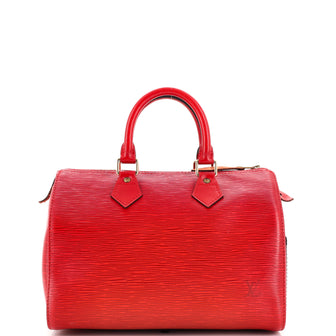 Louis Vuitton Speedy Handbag Epi Leather 25