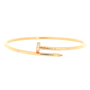 Cartier Juste un Clou Bracelet 18K Rose Gold with Diamonds Small