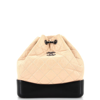 Chanel Gabrielle Backpack Quilted Calfskin Small