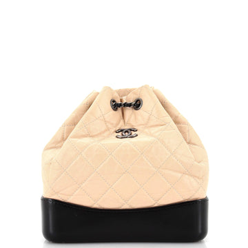 Chanel Gabrielle Backpack Quilted Calfskin Small