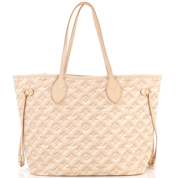 Louis Vuitton Neverfull NM Tote Stardust Monogram Empreinte Leather MM