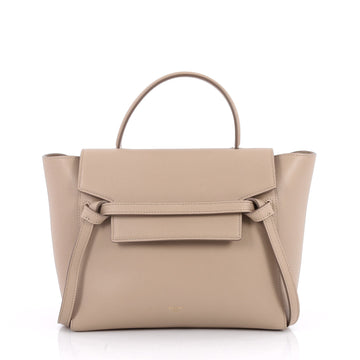 Celine Belt Bag Grainy Leather Micro Neutral 2198202