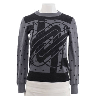 Hermes Women's Clic Clac Crewneck Sweater Cashmere and Silk
