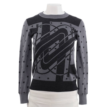 Hermes Women's Clic Clac Crewneck Sweater Cashmere and Silk