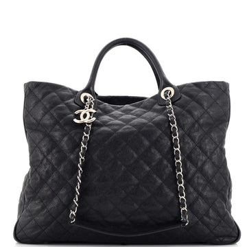 Chanel Shiva Tote Quilted Caviar Large