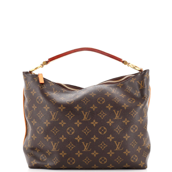 Louis Vuitton Sully Handbag Monogram Canvas mm Brown