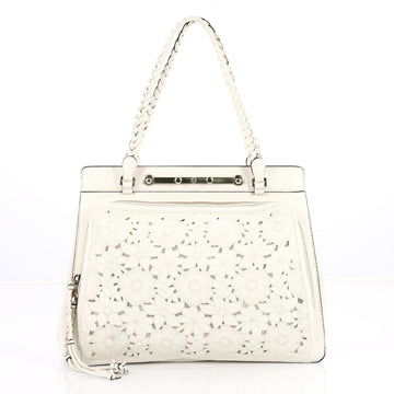 Valentino Demetra Tote Leather Lace White 2199002