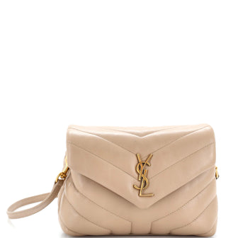 Saint Laurent Loulou Shoulder Bag Matelasse Chevron Leather Toy