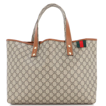 Gucci Web Loop Tote GG Coated Canvas Medium
