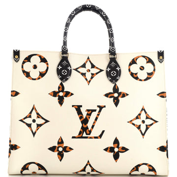 Louis Vuitton OnTheGo Tote Limited Edition Jungle Monogram Giant GM