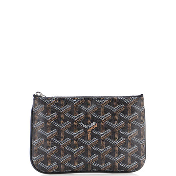 Goyard Senat Zip Pouch Coated Canvas Mini