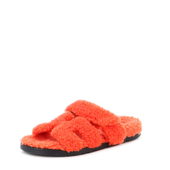 Hermes Women's Chypre Sandals Shearling